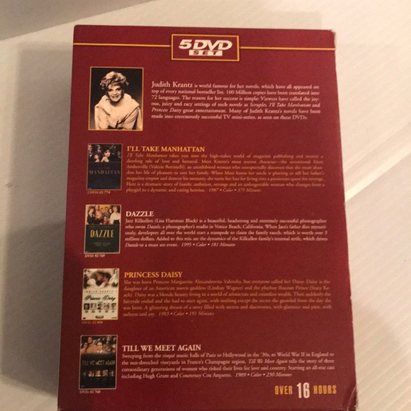 Judith Krantz Collection(DVD,2005 ,5-Disc Set Box - Picture 3 of 14